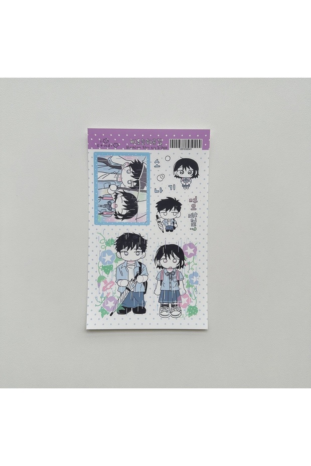 09 1/10PCS Korean Cute Girl Stickers Cartoon Sweet Girl Character Sticker Hand Account Diary Noteboo