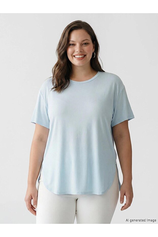 Oversize Modal Blend Women's Sports T-Shirt (S6)