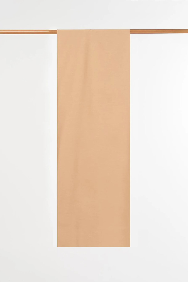 Basic Silk Cotton Blended Shawl Beige