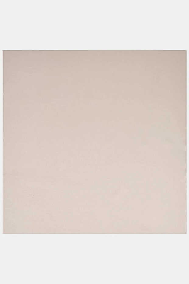 Jacquard Plain Scarf Beige