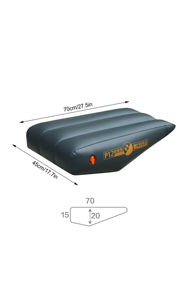 P12 Car Travel Inflatable Mattress Front Slope Pad Inflated Stool Cushions Air Bed Seat Gap Self-dri