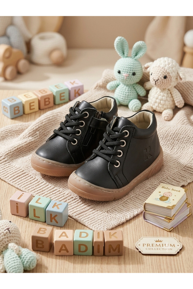 Genuine Leather Orthopedic & Anatomical 1St Class Daily Baby Boots