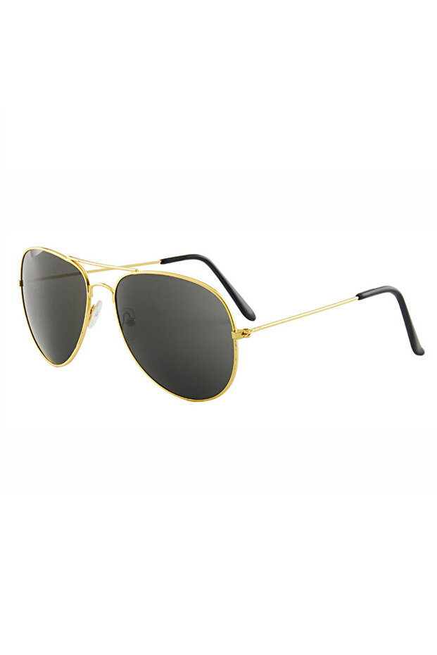 GOLD GREY Ready Stock M'sia Original Men Sunglasses UV400 for Travel, Driving, Fashion Aviator Alloy