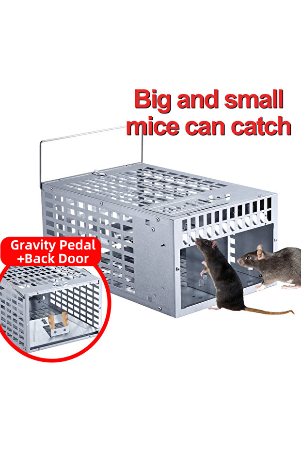 Mice Rodent Catcher Mousetrap Cage Pest Reject Rat Trap Cage
