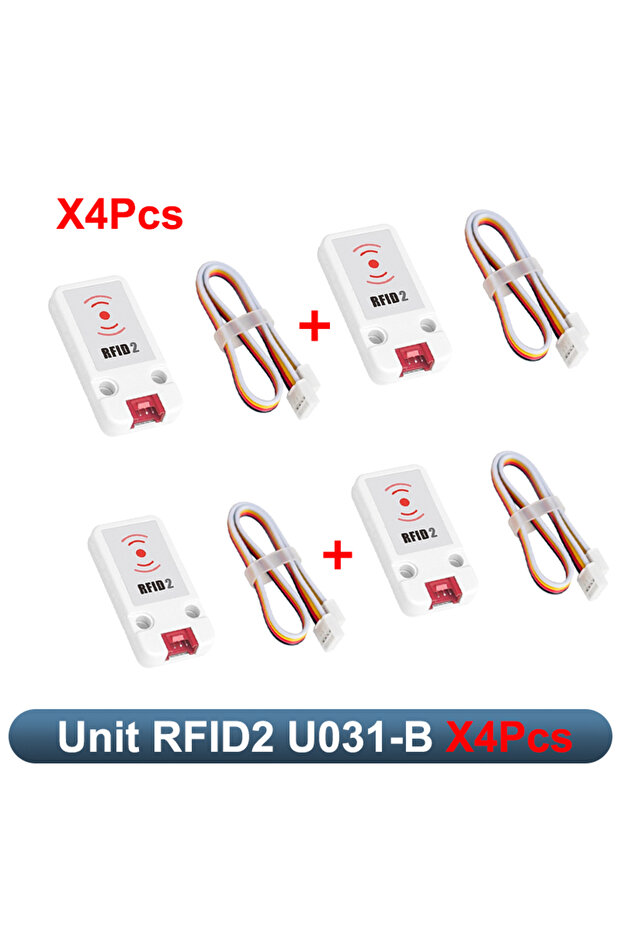 RFID2 U031-B x4Pcs M5Stack Mini Unit RFID2 Reader/Writer WS1850S 13.56MHz Frequency For IoT Smart Ho