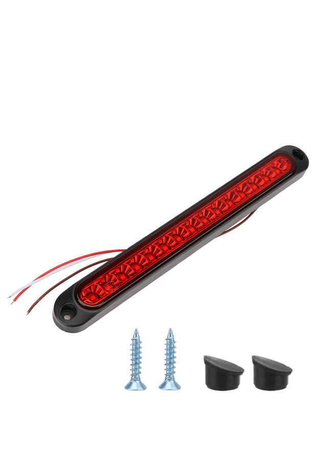 Red 24V 12V Taillights Car Brake Lights Turn Signal Lamp LED Strips Rear Windscreen Side Stop Warnin