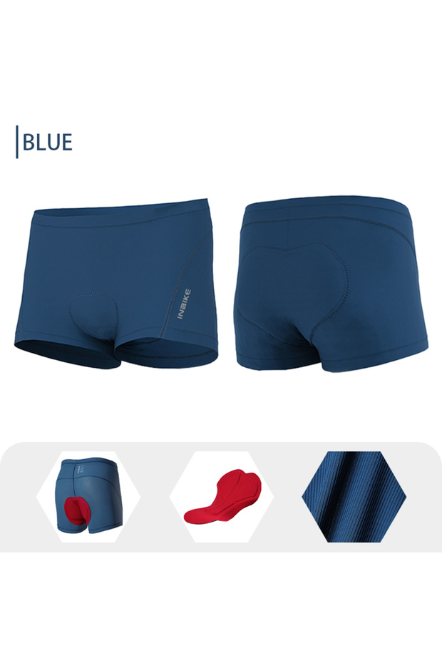 INBIKE M Blue INBIKE Cycling Shorts Men's Summer Sponge Cushion Sweat-wicking Quick-drying Outdoor M