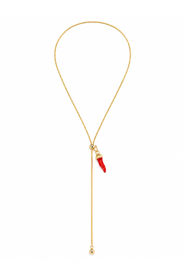 Elevator Chain Luck Pepper Necklace Steel