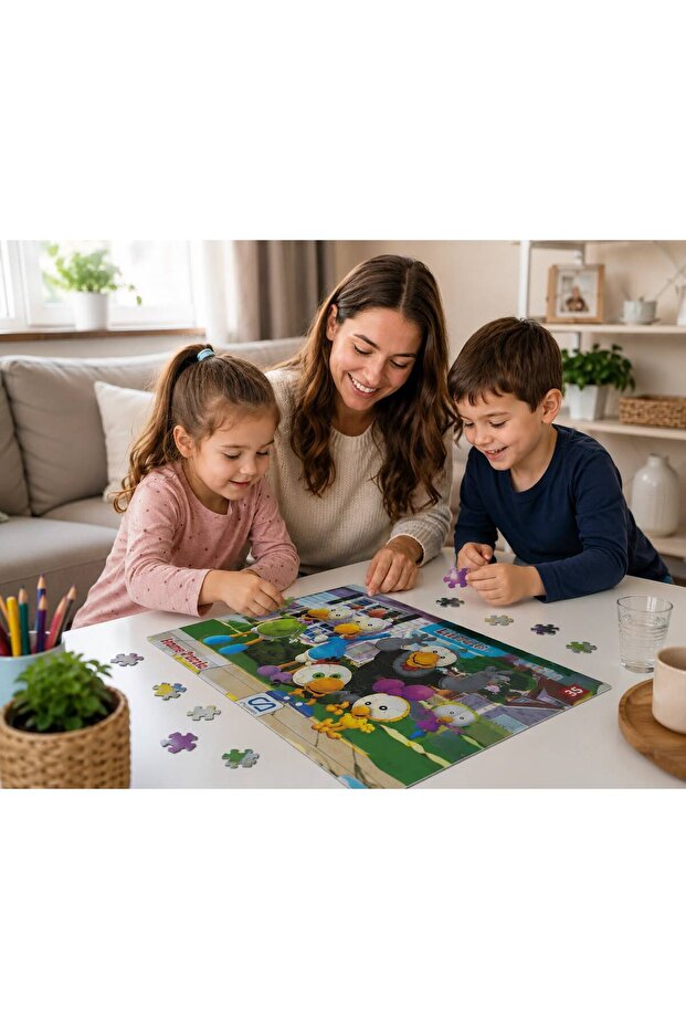 Lemon and Olive Licensed 35 Piece Framed 34x24cm Children's Puzzle Puzzle Series