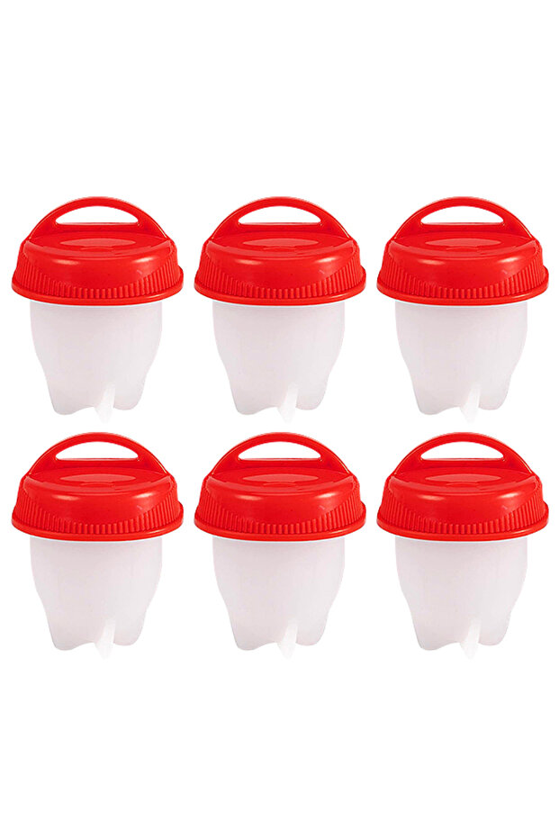 6pcs 3/6pcs BPA Free Silicone Egg Boiler Steamer Non-stick Silicone Egg Cook Cups Fast Egg Poacher f