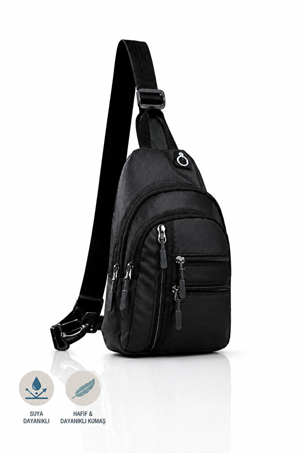 Water Resistant Earphone Usb Output Waist Bag Cross Shoulder Bag Cross Shoulder Bag Crossbody Chest Bag