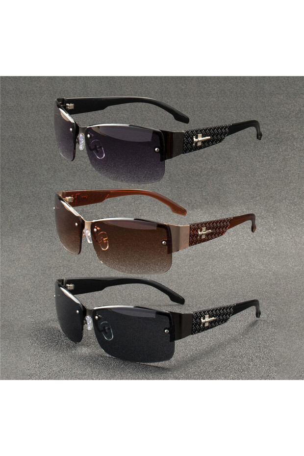 3PCS 3PCS New Fashion Designer Sunglasses Women High Quality Retro Women Square Glasses Men Luxury