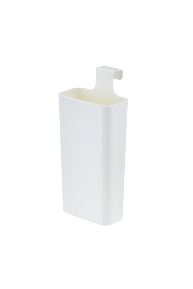 MT-White-1PCS صندوق منظف المرحاض، موزع صلب للمرحاض - قطعة غيار للخزان، قابل للتعليق