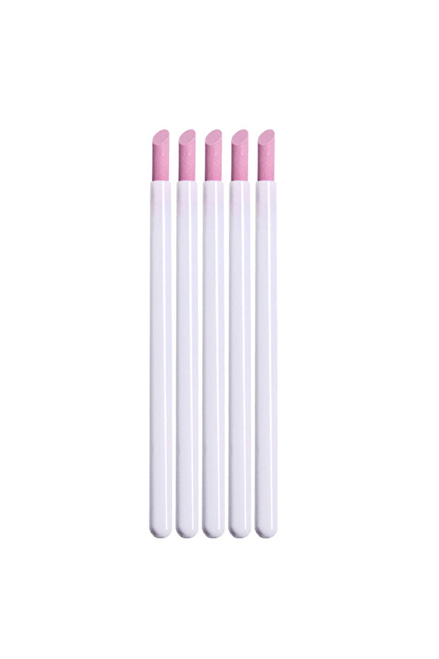 WHITE Quartz Stone Scrub Nail File Rods Cuticle Remover Dead Skin Remover Perfect Gift Lightweight P