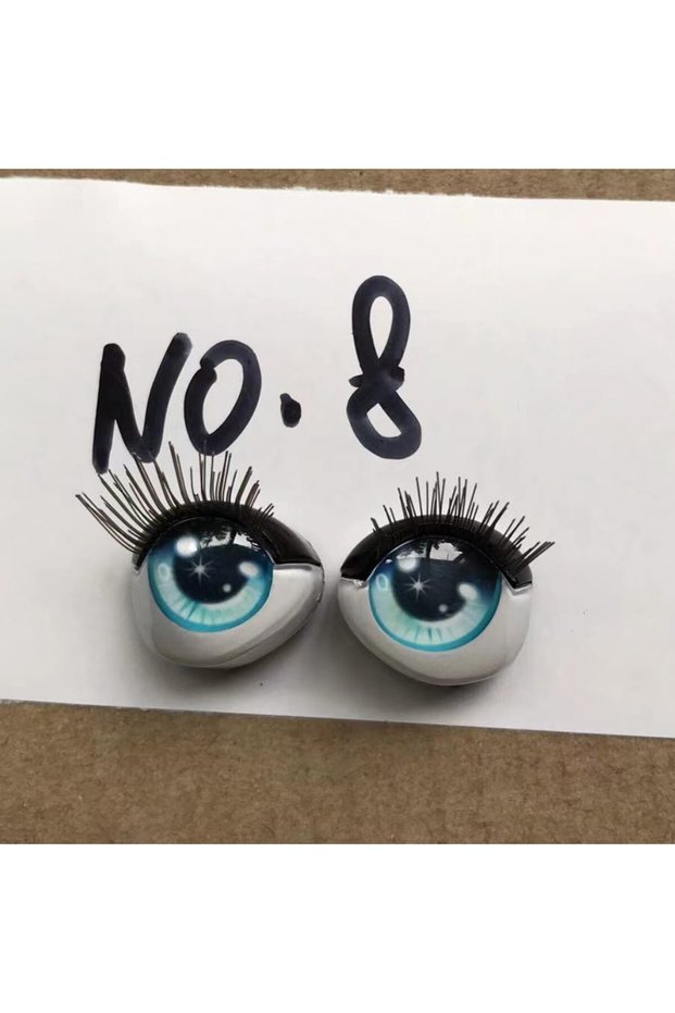 One Size NO.8 eyes Rainbow Doll Shoes Earrings Hairclips Socks Personality Doll Decors Original Acce