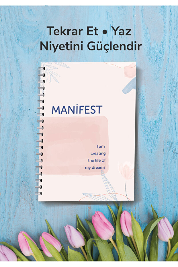 Manifest Notebook &Manifest Diary & 92 Pages (46 Sheets)