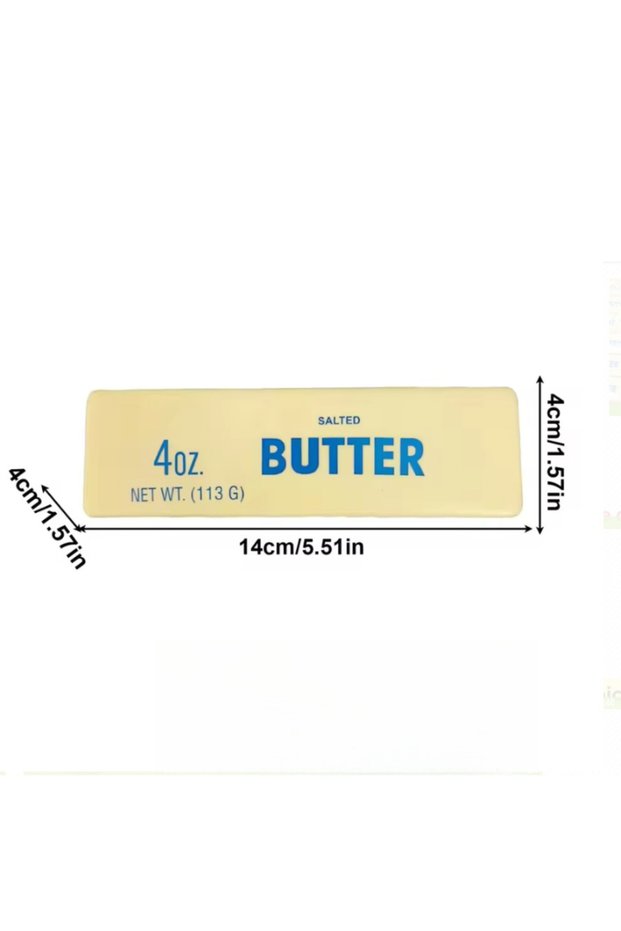 Yellow Butter Stick Squishy Fidget Toys Elastic Cheese Stick Funny Squeeze Prank Toy Stress Anxiety