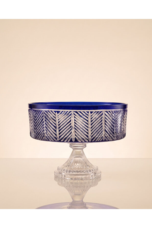 Crystal Decor Presentation Bowl / Salad Bowl / Decorative Bowl