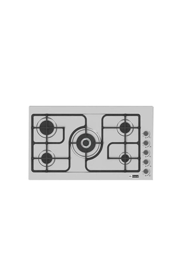Flat Top Gas Griddle with Italian Burners Turkey Assembly 87*51 cm Integrated with Large Central Burner