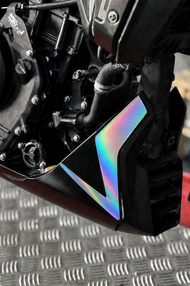 Lower Beard Detail Sticker (Original Mold) for Bajaj Dominar 250-400