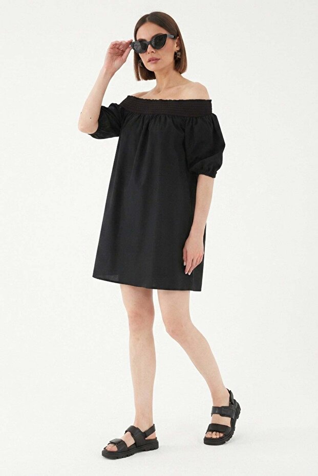 Madonna Collar Tie Detail Blouse