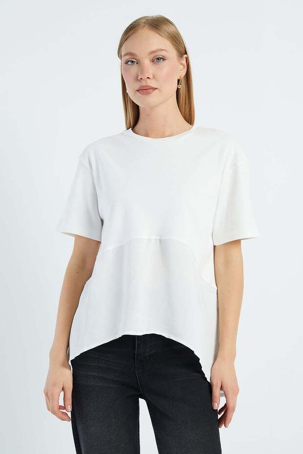 Basic Long Back Oversize T-Shirt