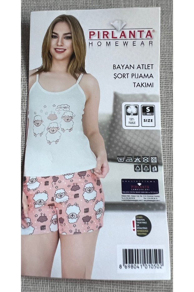 Athlete shorts pajama set s 100% cotton