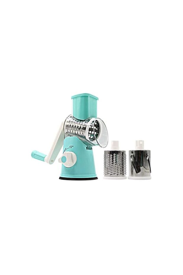Multifunctional Manual Vegetable Cutter Light Green/Silver 0.95Kg