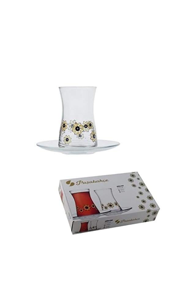 Pasabahce Golden Wind 12Pc Tea St With Saucer