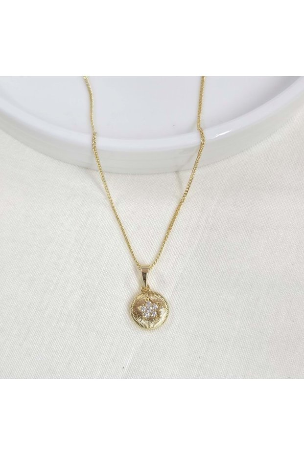 Xuping 10 mm Star Necklace 45 cm Gold