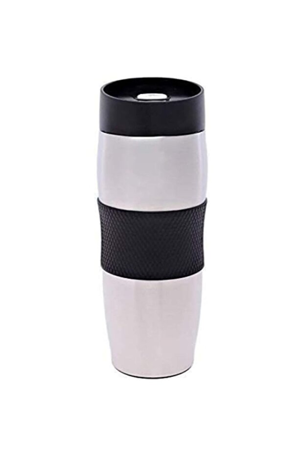 Nessan Mug with silicone Rubber 380ml Black, F-HV056-GR