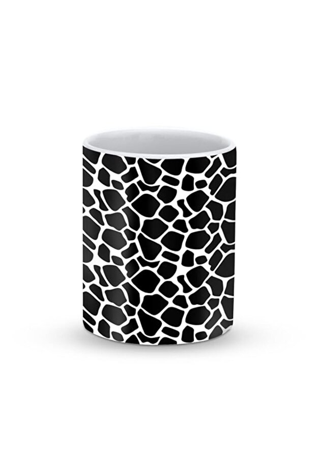 Stylizedd Designer Printed Coffee Mug with Heavy Duty Handle 11oz Ceramic Personalised Gift Mugs Cup [Microwave Safe & Dishwasher Proof ] - Cow Skin Print