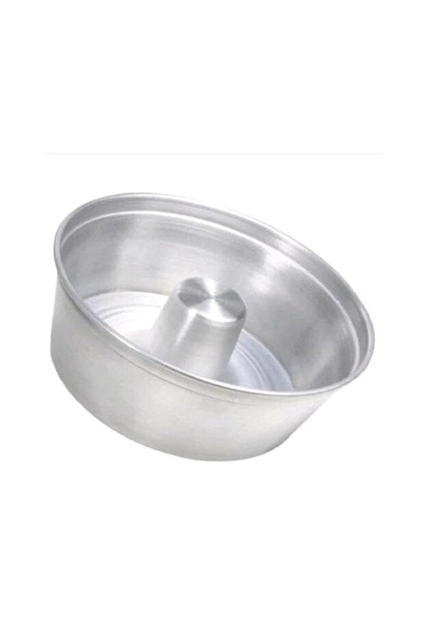 Ayda Aluminium Chiffon Cake Mold Pudding Tray, 25 cm Diameter