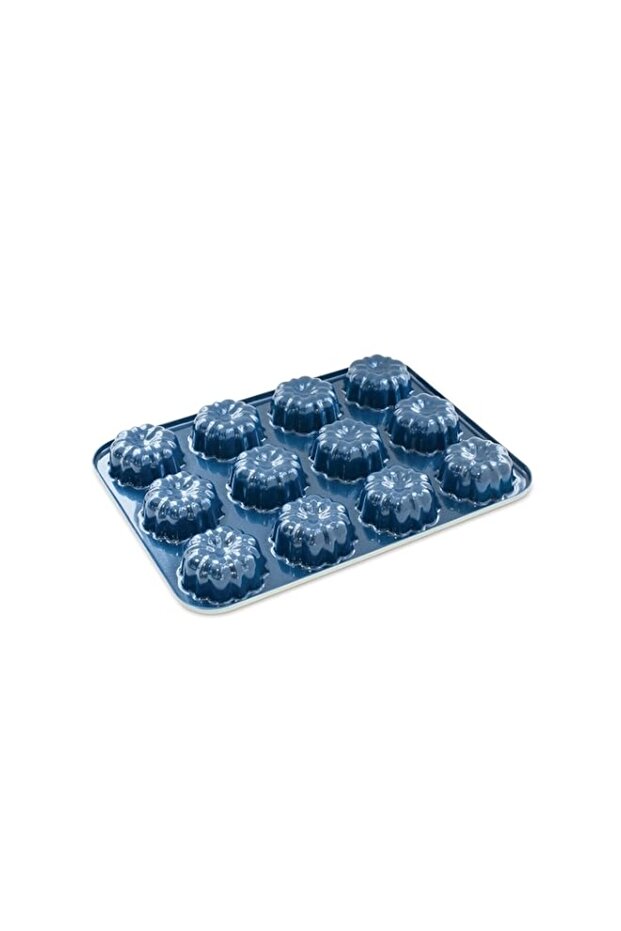 Nordic Ware Formed Mini Bundt, 12 Cavity Cupcake, Navy