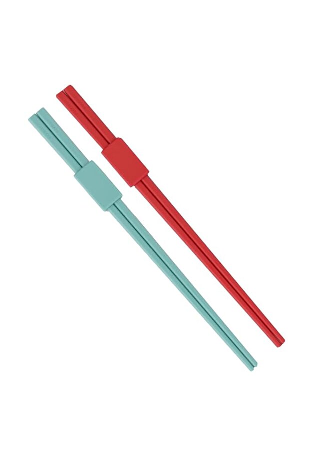 Brabantia Chopsticks Set of Two Pairs, Red/Mint