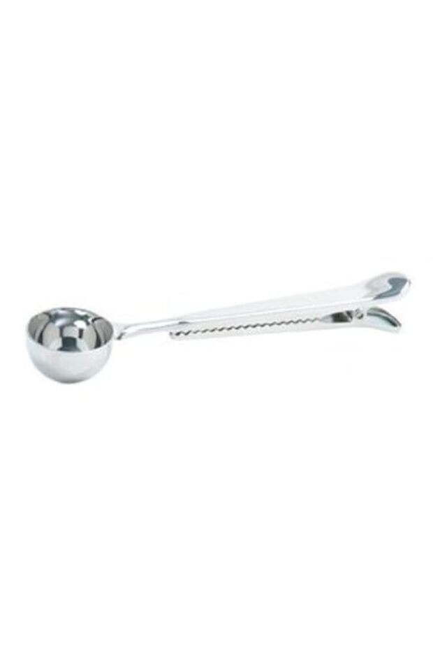 Norpro Coffee/Tea Stainless Steel Scoop W/Bag Clip