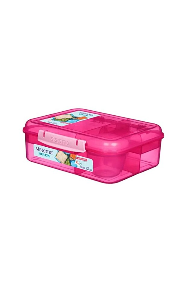 Sistema 1.65L Bento Lunch Box Pink, 41690
