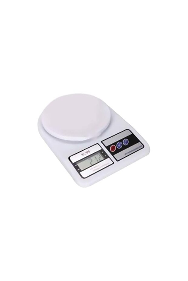 Electronic Kitchen Digital Weighing Scale 7Kg White/Black