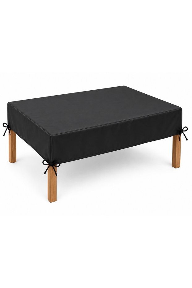 Garden Table Protection Cover 100X80X20 cm Waterproof Tied Outdoor Table Protective Cover