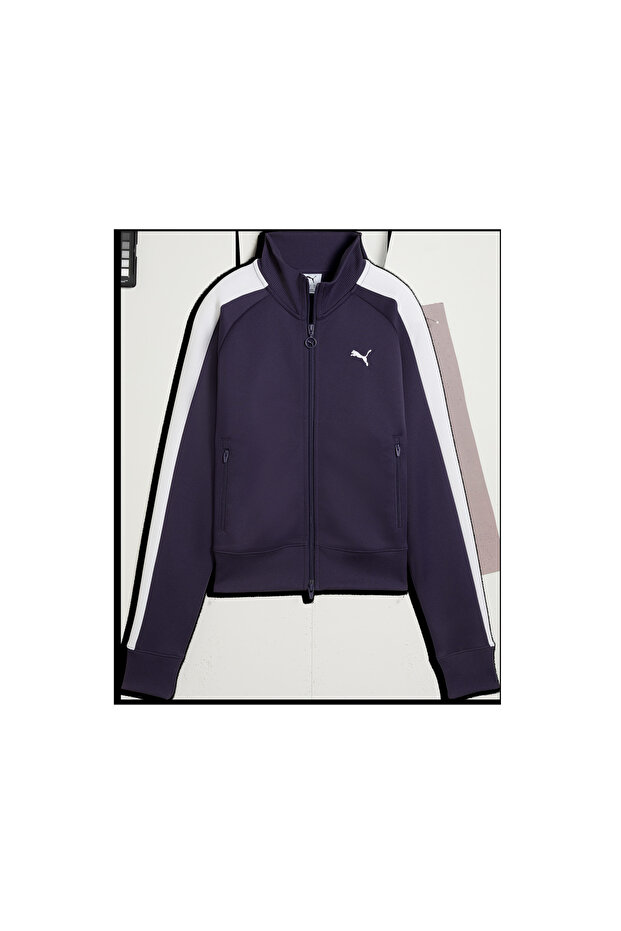 T7 Jacket Kadın Mor Sweatshirt