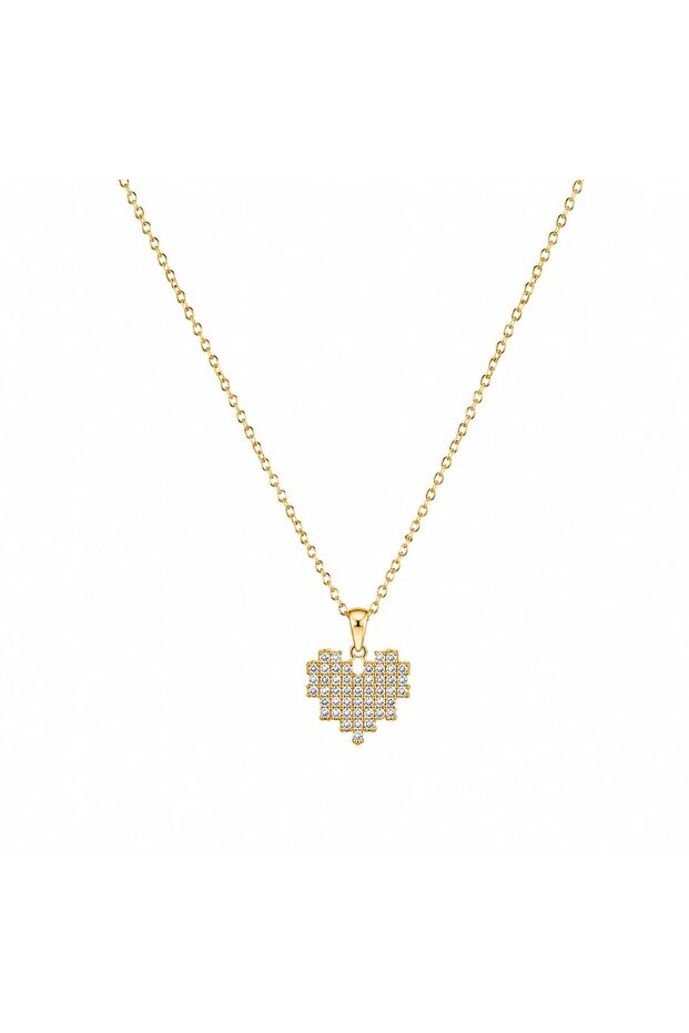 Kalp Kolye Gold