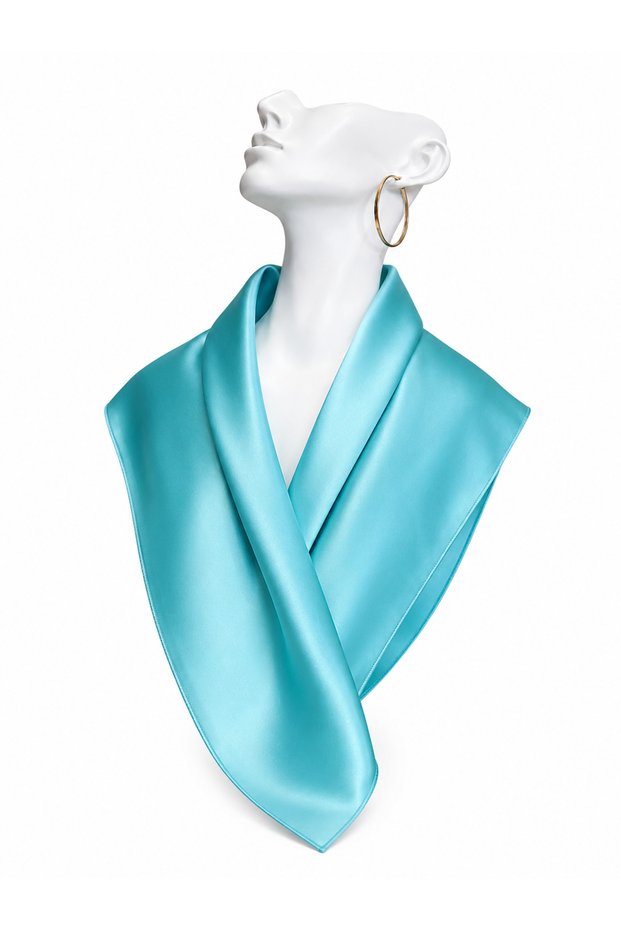 Eșarfă din Satin Premium – Turquoise