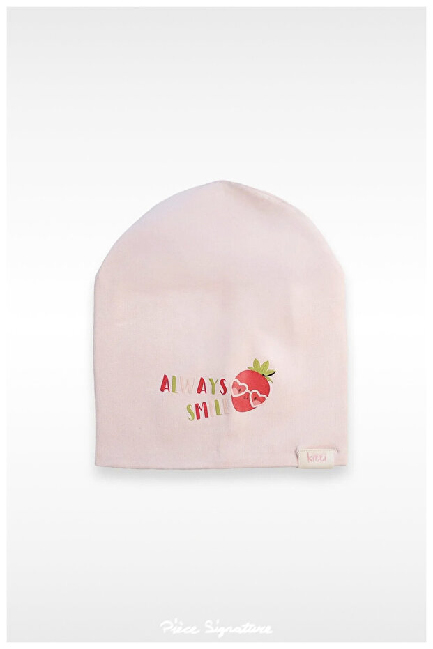 100% Cotton Double Layer Combed Cotton Beret for Girls (1-4 Years)