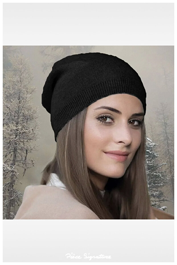 Plain, Simple, Soft and Thin, Elastic Thermal Beanie (for Women and Men)