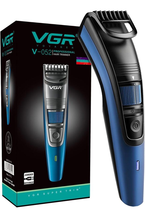 V-052 Runtime: 90 min Trimmer for Men (Blue)