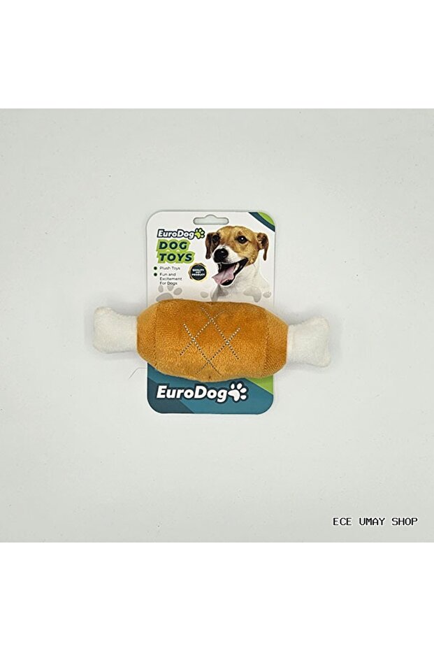 Myceshop Plush Meaty Bone Dog Toy (95332) 19X6 cm