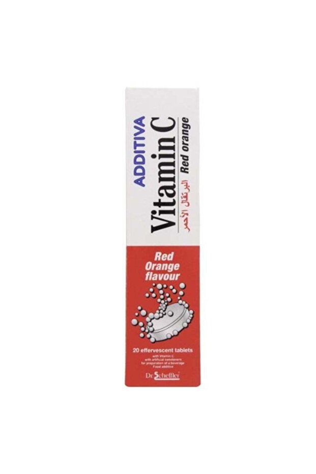Vitamin C 1000MG Red Orange Effervescent Tablets 20's
