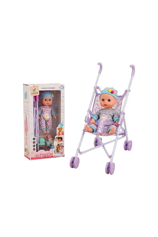 Baby Stroller with Doll Playset, Assorted, DT-WD2583