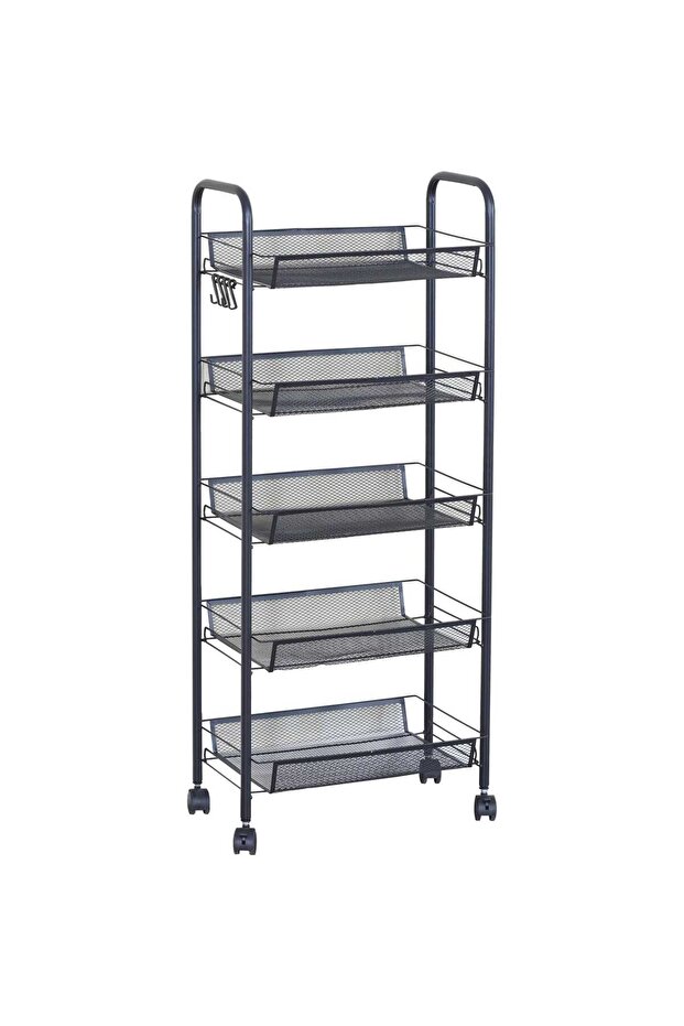 CH Steel 5-Layer Rolling Storage Shelf, TC4426104
