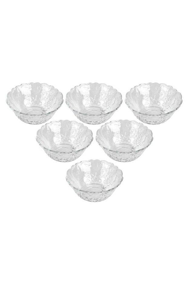 6 pcs Glass Bowl Set, Assorted, KRX36